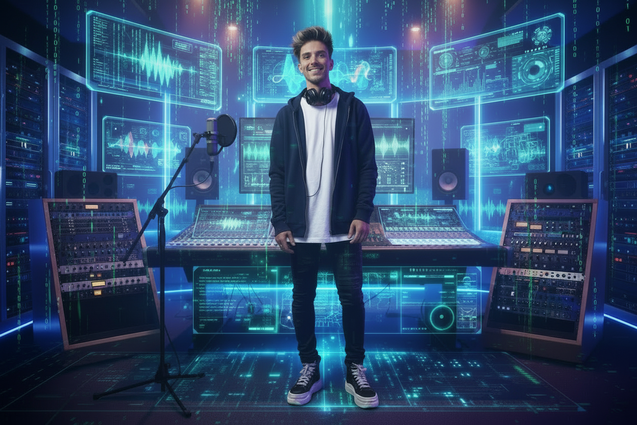 give him a smile and a white shirt